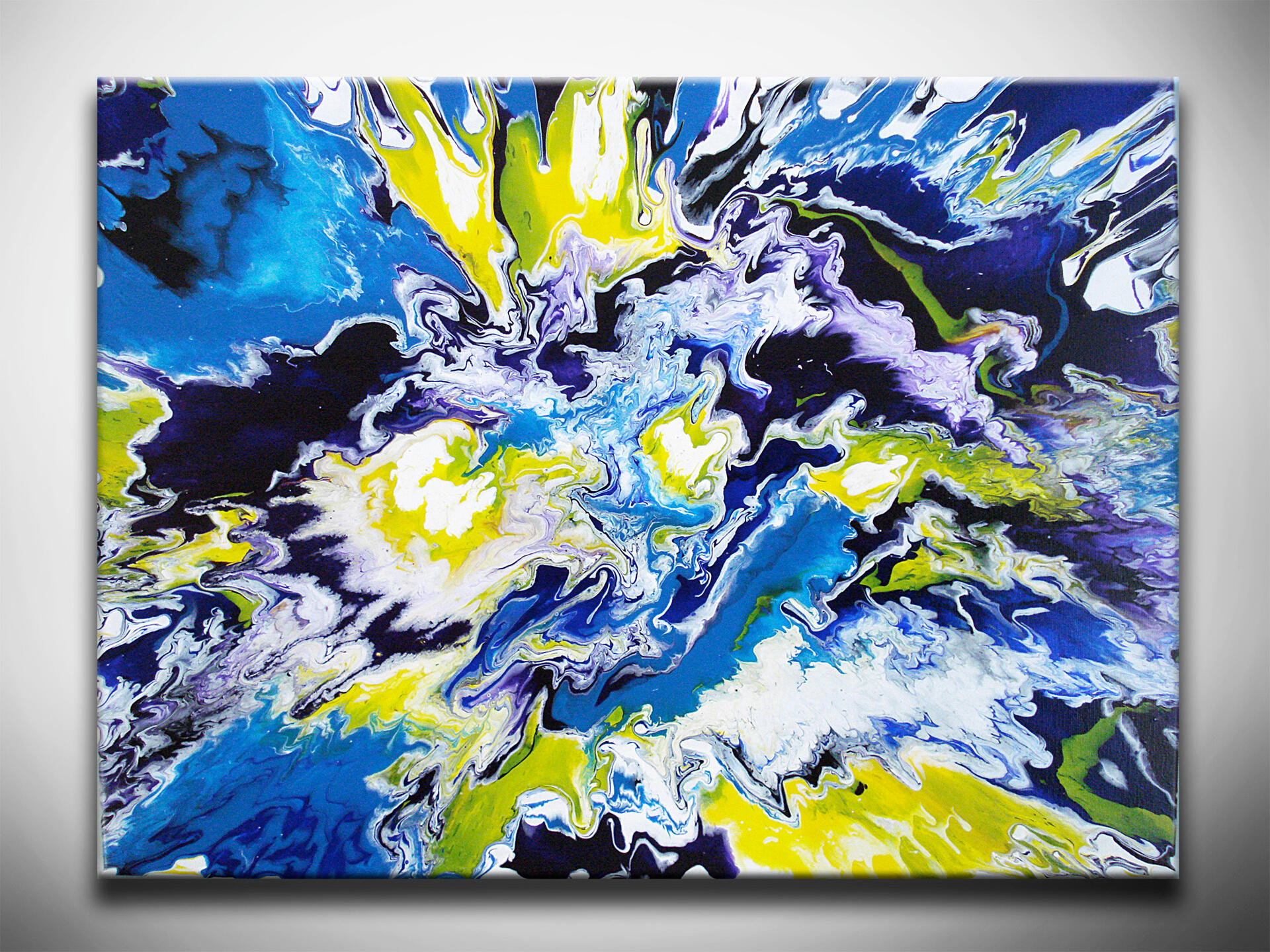 AS12, 'Ocean in the Sky', Acrylic on canvas, 18" x 24 x 1, Artist's Collection