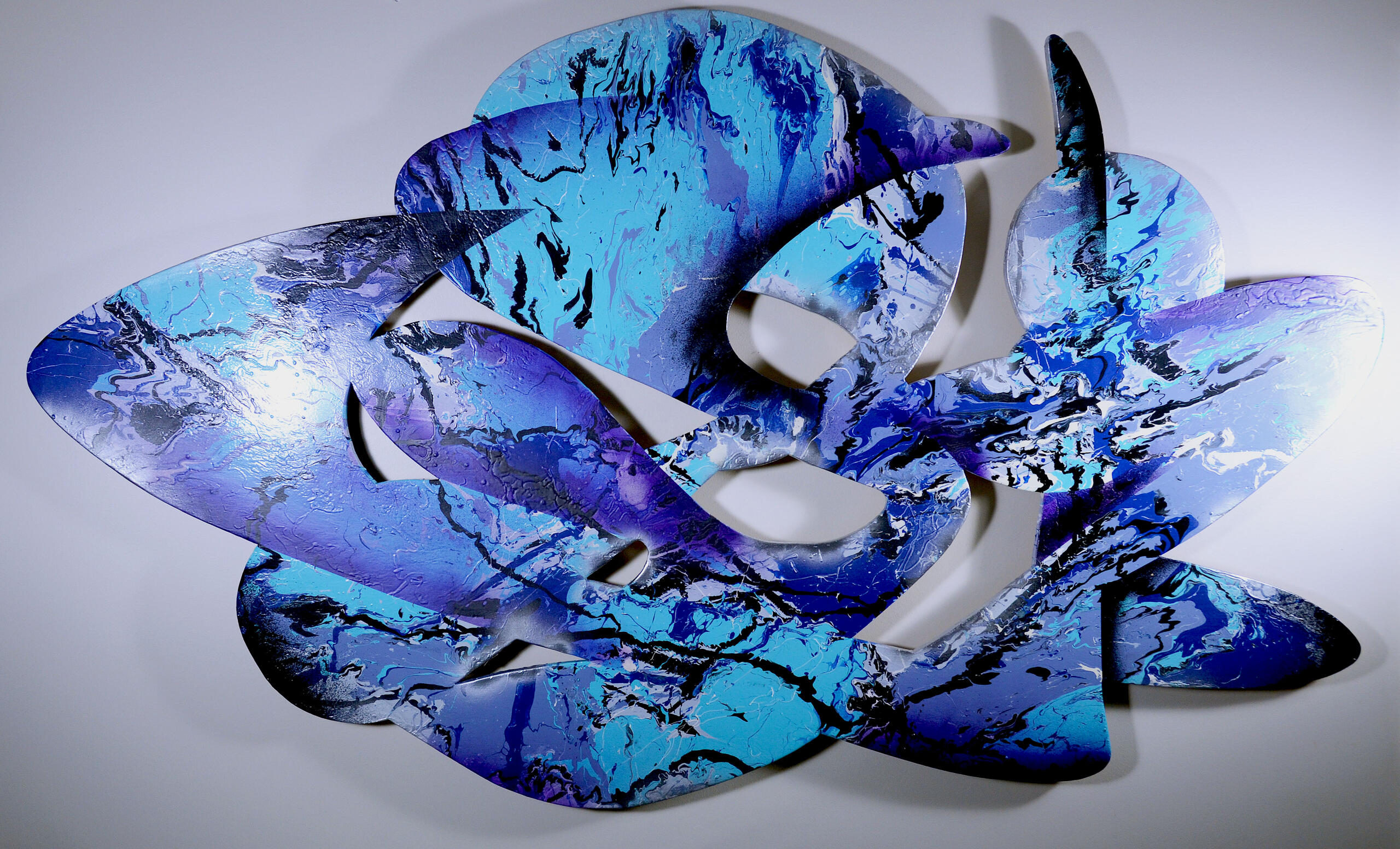 SS6 ‘Oceanis’, $2900, Latex on wood panel, 96" x 47"