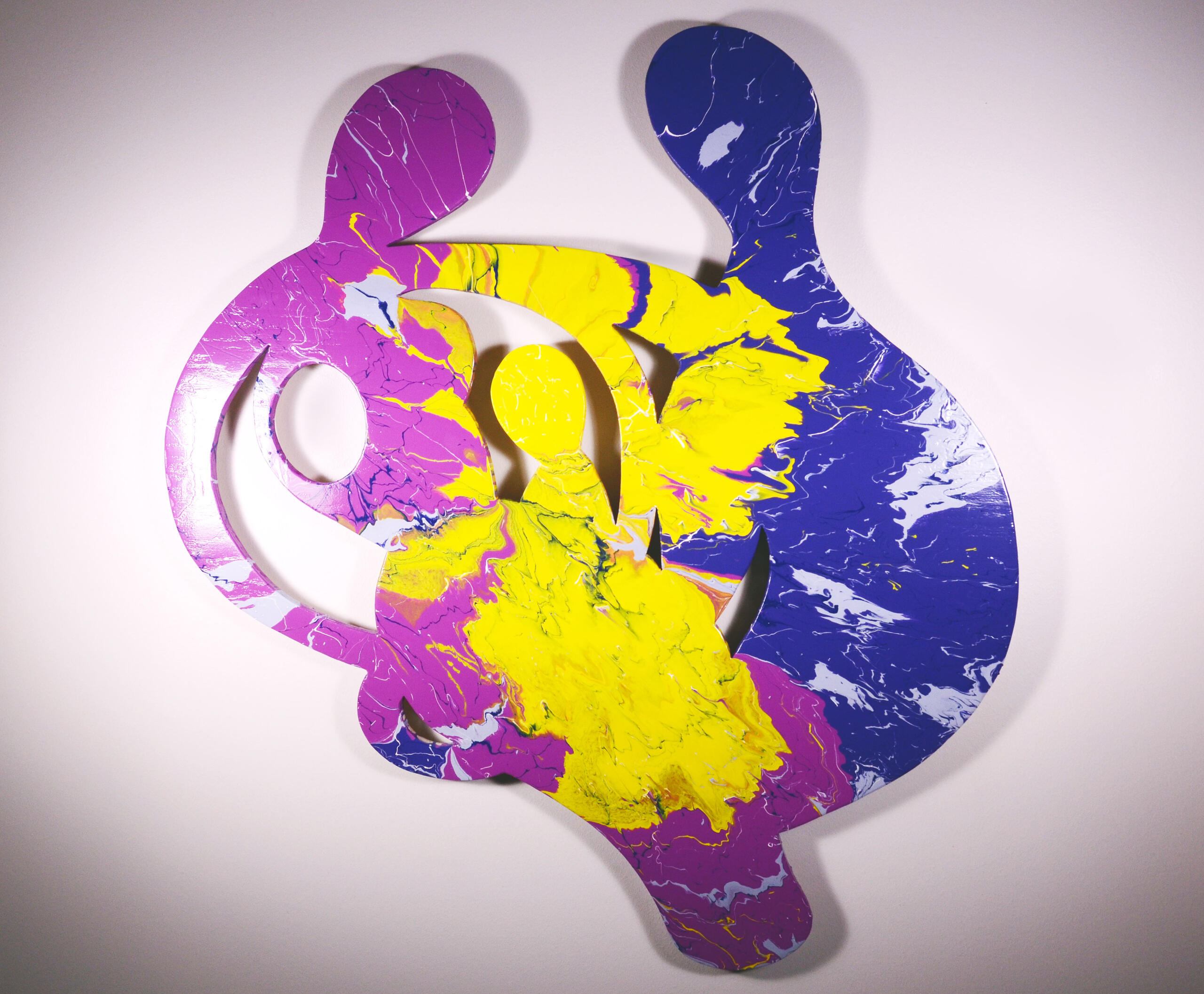 SS7 'Miracle', $1400, Latex on wood panel, 48" x 40" x 3" (approx)