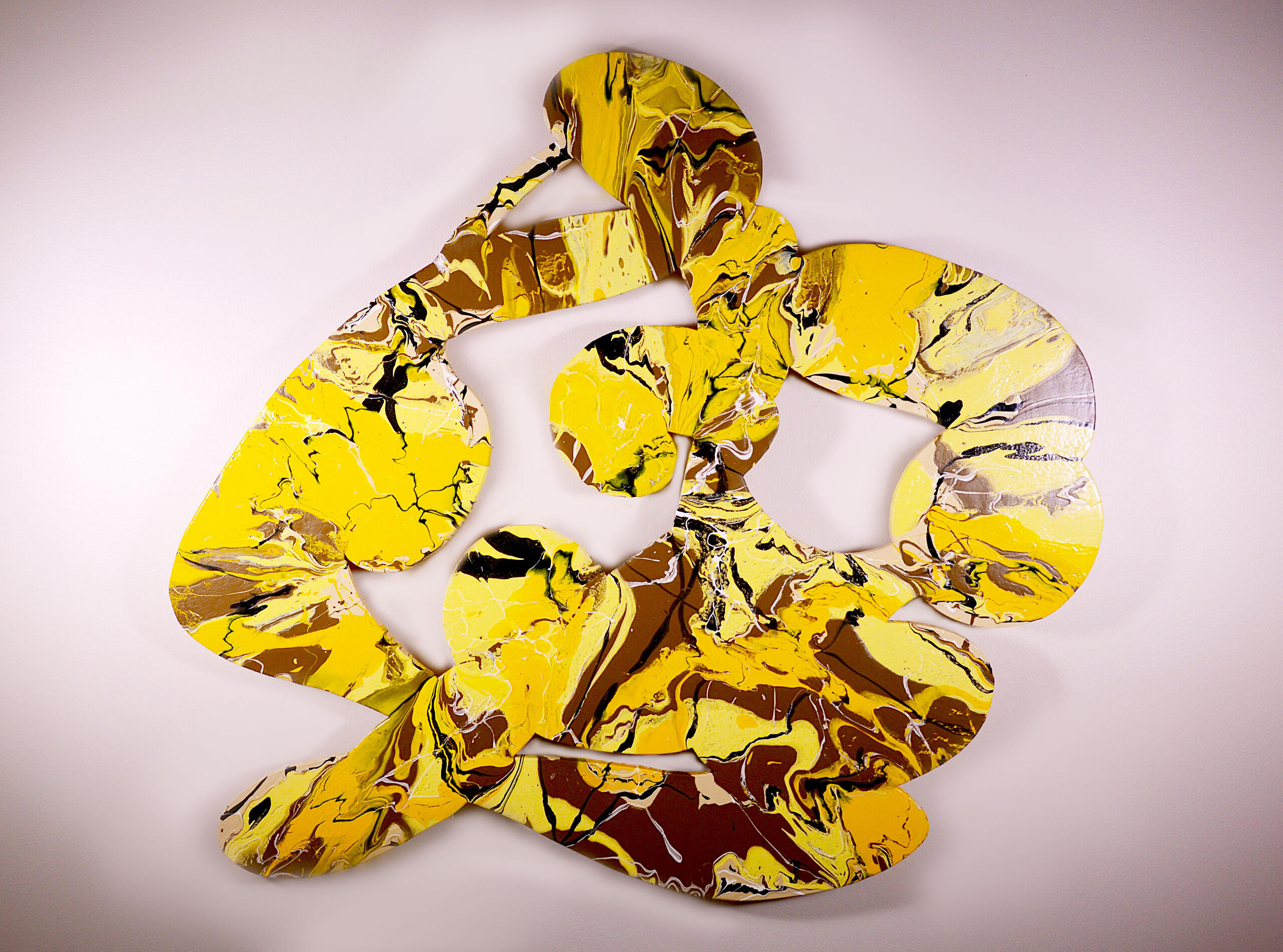 SS5 'Awake', $1400, Latex on wood panel, 48" x 48" x 3" (approx)