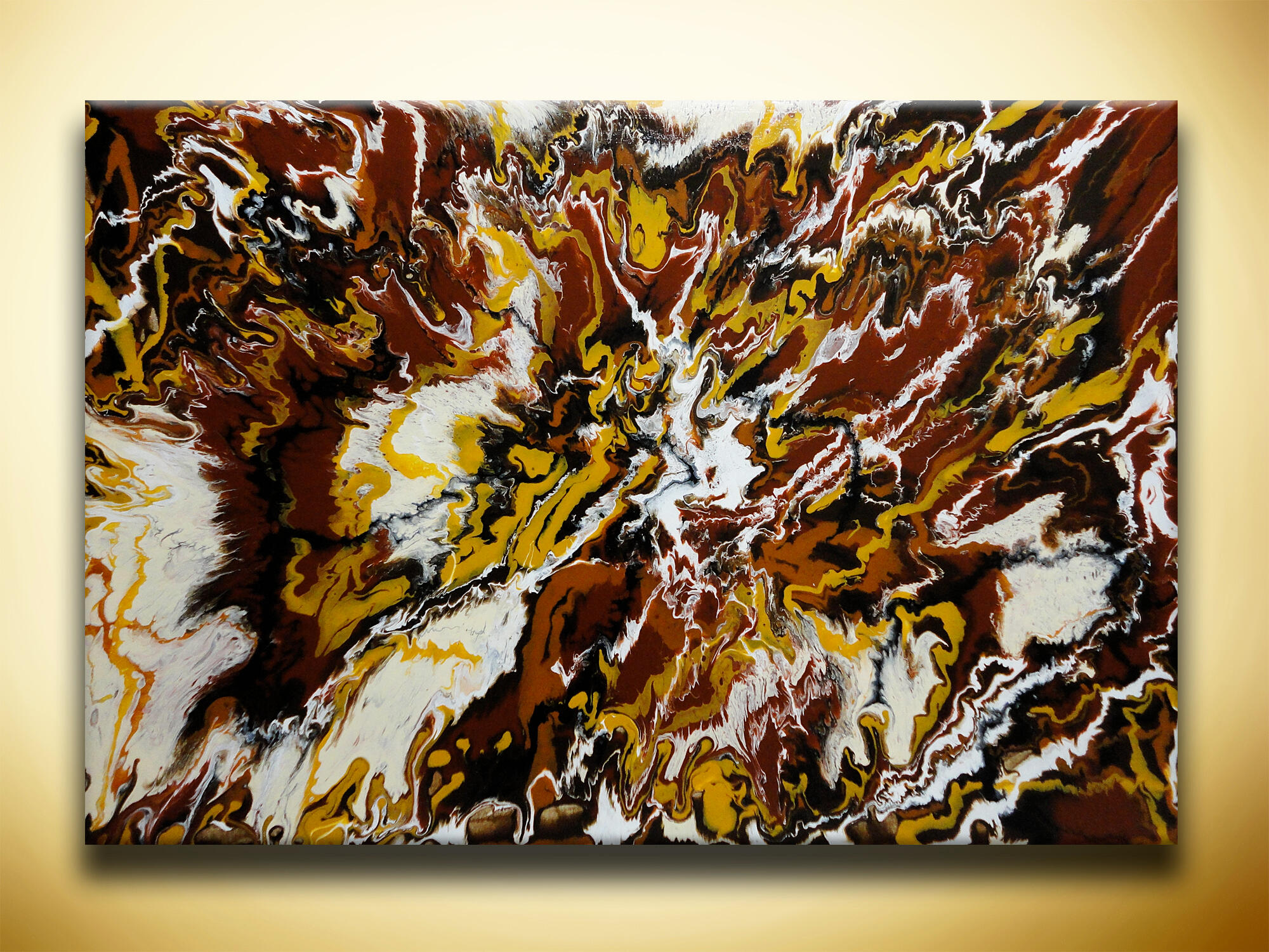 AS33 'Deep Terrene', $700, Acrylic on canvas, 27" x 39" x 1.5"