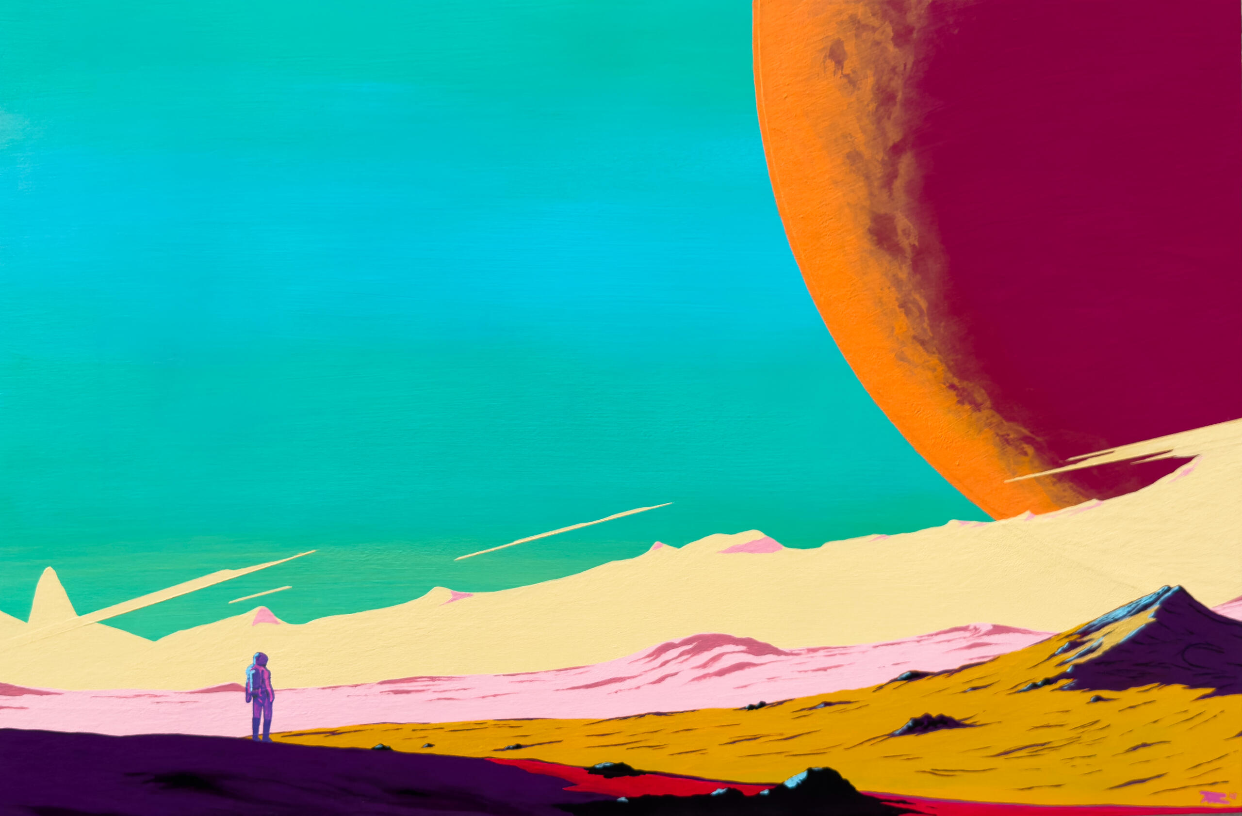 'Terminus Rising', 24" x 36"